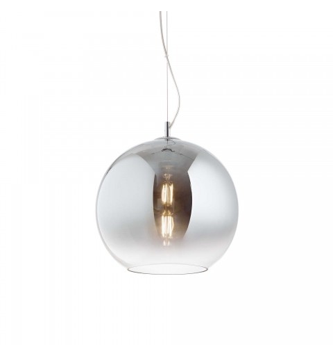 Ideal Lux NEMO SP1 D30 CROMO SFUMATO Mod. 149592 Lampada A Sospensione 1 Luce