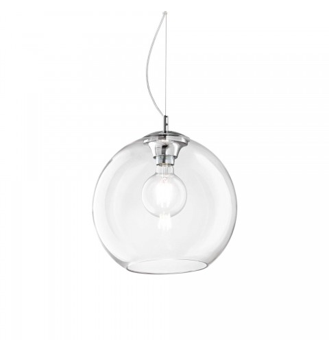 Ideal Lux NEMO SP1 D30 TRASPARENTE Mod. 052809 Lampada A Sospensione 1 Luce