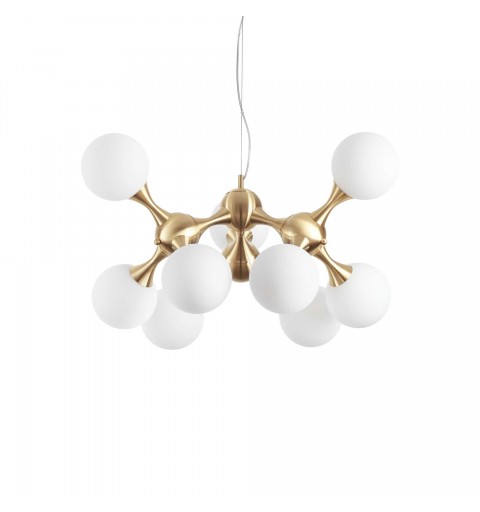 Ideal Lux NODI SP9 OTTONE Mod. 241036 Lampada A Sospensione 9 Luci
