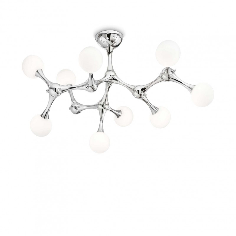 Ideal Lux NODINO PL9 CROMO Mod. 133393 Lampada Da Soffitto 9 Luci