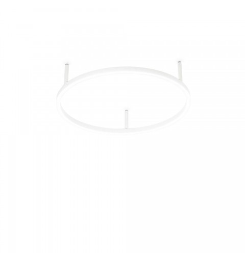 Ideal Lux ORACLE SLIM PL D050 ROUND 3000K ON-OFF WH Mod. 265971 Lampada Da Soffitto 1 Luce