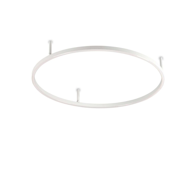 Ideal Lux ORACLE SLIM PL D070 ROUND 3000K ON-OFF WH Mod. 265995 Lampada Da Soffitto 1 Luce