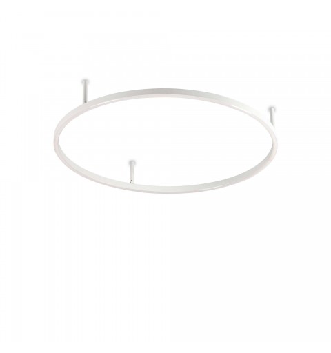 Ideal Lux ORACLE SLIM PL D070 ROUND 3000K ON-OFF WH Mod. 265995 Lampada Da Soffitto 1 Luce