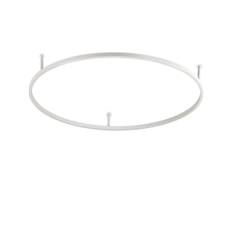 Ideal Lux ORACLE SLIM PL D090 ROUND 3000K ON-OFF WH Mod. 266015 Lampada Da Soffitto 1 Luce