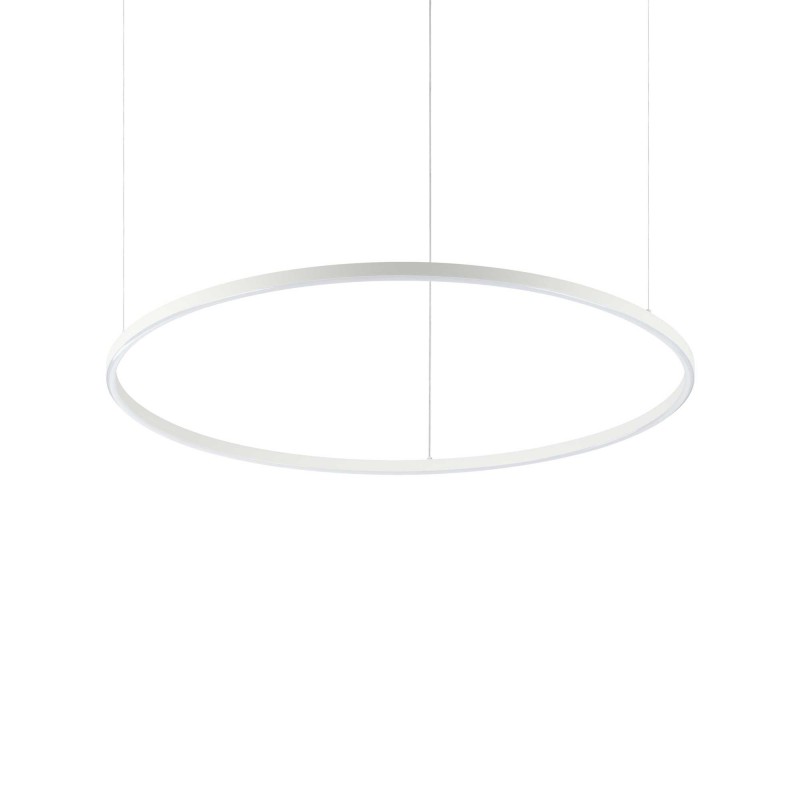 Ideal Lux ORACLE SLIM SP D090 ROUND 4000K ON-OFF WH Mod. 269870 Lampada A Sospensione 1 Luce