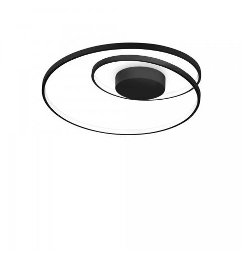 Ideal Lux OZ PL ON-OFF NERO Mod. 269412 Lampada Da Soffitto 1 Luce