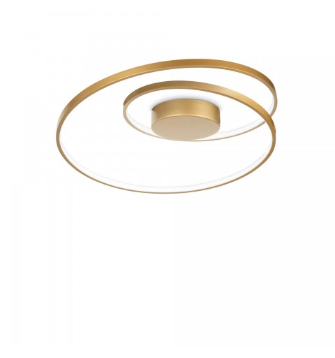 Ideal Lux OZ PL ON-OFF OTTONE Mod. 269429 Lampada Da Soffitto 1 Luce