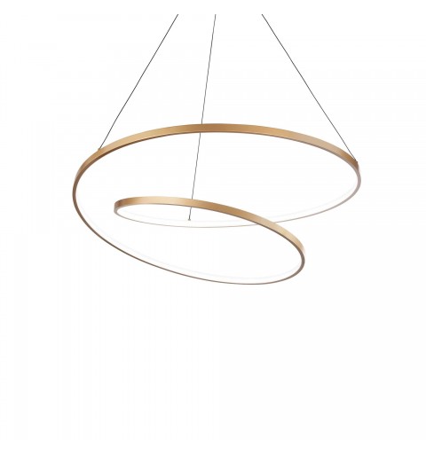 Ideal Lux OZ SP D80 DALI OTTONE Mod. 304595 Lampada A Sospensione 1 Luce