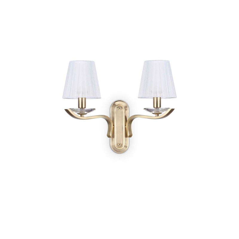 Ideal Lux PEGASO AP2 OTTONE Mod. 197708 Lampada Da Parete 2 Luci