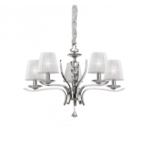 Ideal Lux PEGASO SP5 BIANCO Mod. 066448 Lampada A Sospensione 5 Luci