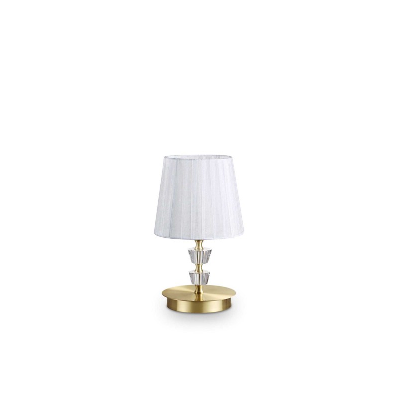 Ideal Lux PEGASO TL1 SMALL OTTONE Mod. 197753 Lampada Da Tavolo 1 Luce