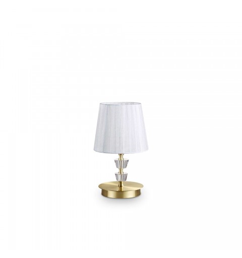 Ideal Lux PEGASO TL1 SMALL OTTONE Mod. 197753 Lampada Da Tavolo 1 Luce