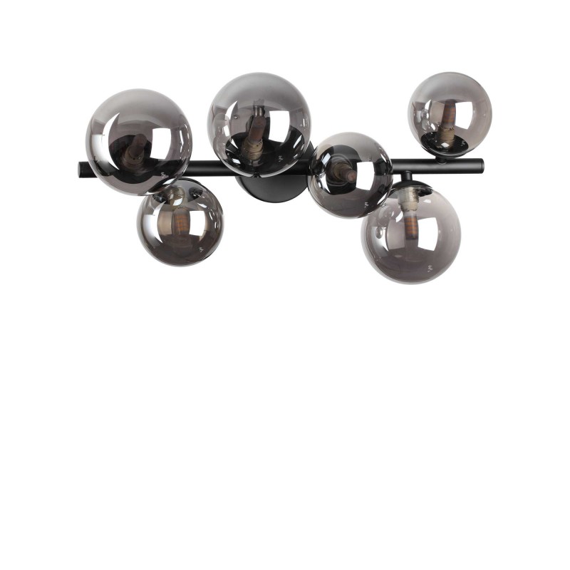 Ideal Lux PERLAGE PL6 FUME' Mod. 309262 Lampada Da Soffitto 6 Luci Ideal Lux PERLAGE PL6 FUME' Mod. 309262 Lampada Da Soffitto 6 Luci
