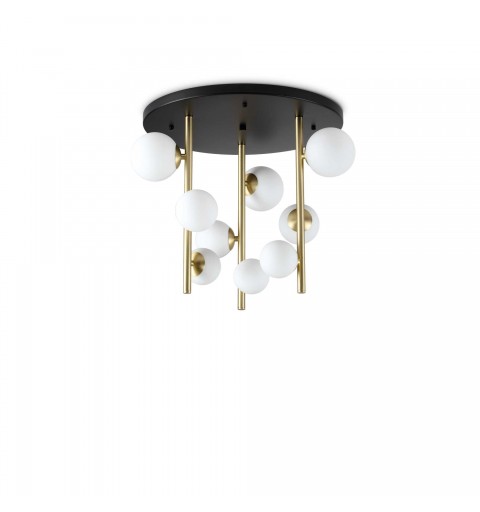 Ideal Lux PERLAGE PL9 BIANCO Mod. 328423 Lampada Da Soffitto 9 Luci