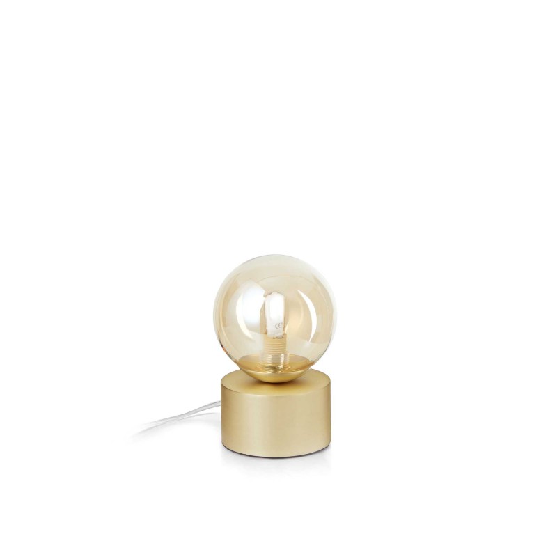 Ideal Lux PERLAGE TL1 AMBRA Mod. 317823 Lampada Da Tavolo 1 Luce