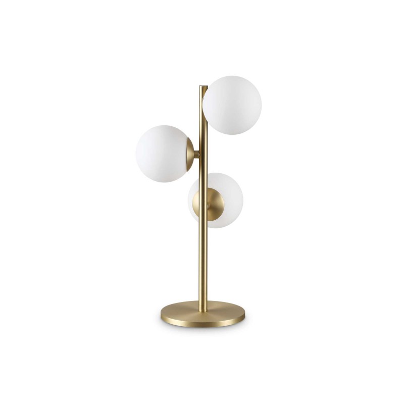 Ideal Lux PERLAGE TL3 BIANCO Mod. 292472 Lampada Da Tavolo 3 Luci