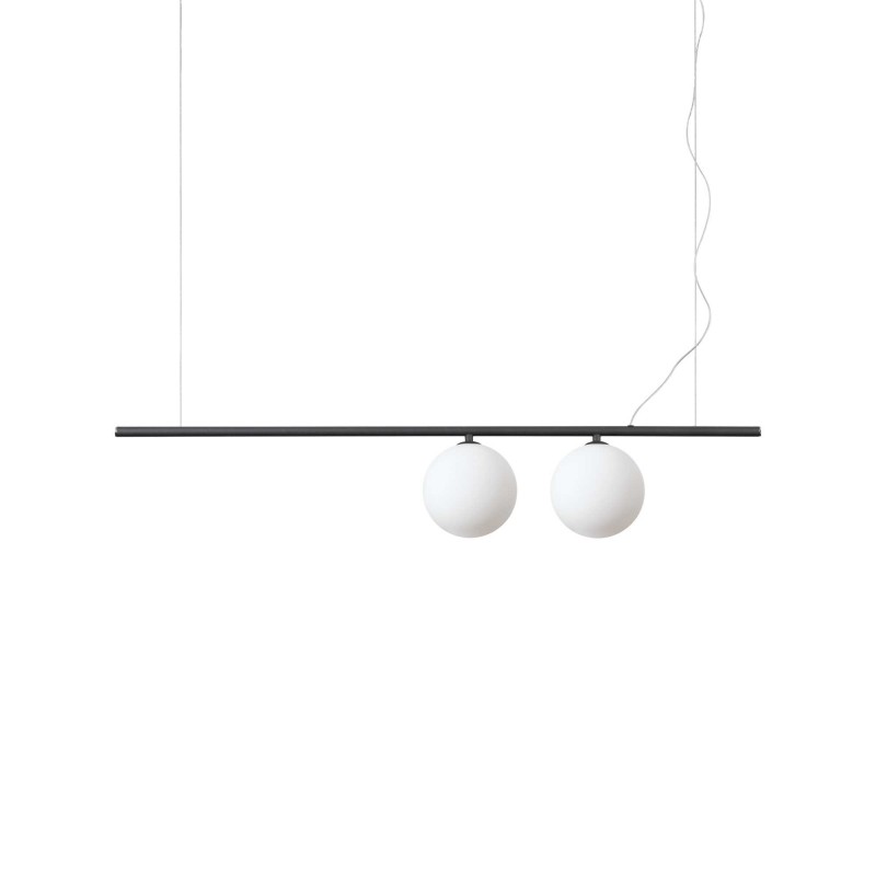 Ideal Lux PERLINE SP2 NERO Mod. 306995 Lampada A Sospensione 2 Luci