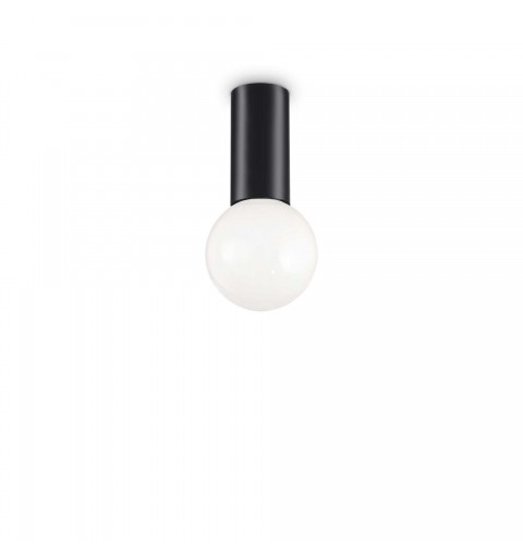 Ideal Lux PETIT PL1 NERO Mod. 232980 Lampada Da Soffitto 1 Luce