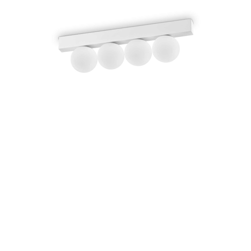 Ideal Lux PING PONG PL4 BIANCO Mod. 328232 Lampada Da Soffitto 4 Luci