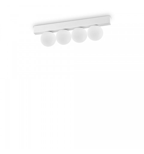 Ideal Lux PING PONG PL4 BIANCO Mod. 328232 Lampada Da Soffitto 4 Luci