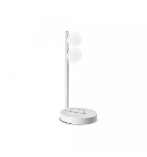 Ideal Lux PING PONG TL2 BIANCO Mod. 328294 Lampada Da Tavolo 2 Luci