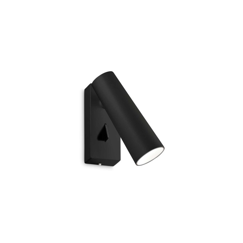 Ideal Lux PIPE AP NERO Mod. 281001 Lampada Da Parete 1 Luce Ideal Lux PIPE AP NERO Mod. 281001 Lampada Da Parete 1 Luce