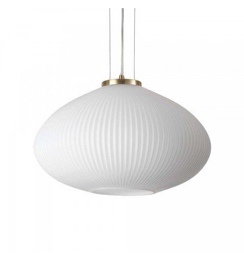 Ideal Lux PLISSE' SP1 D45 OTTONE Mod. 285191 Lampada A Sospensione 1 Luce