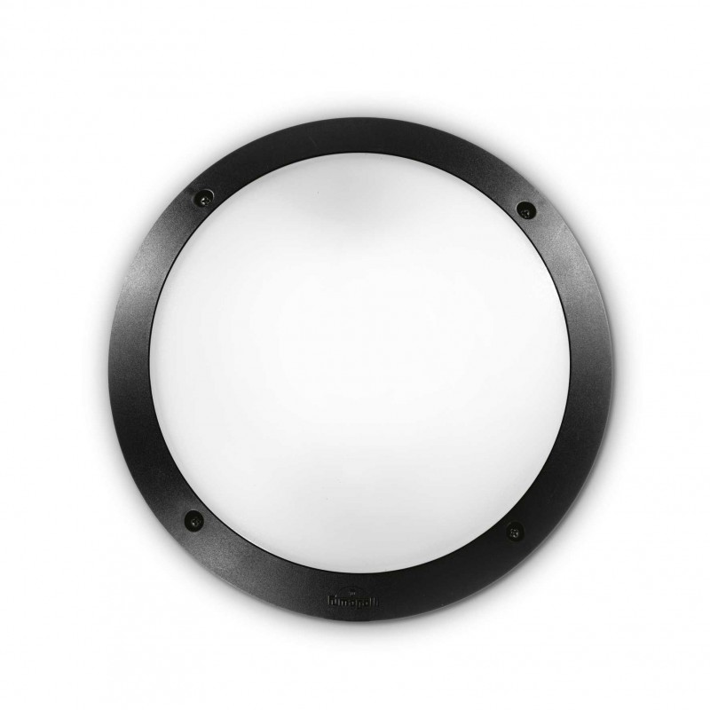 Ideal Lux POLAR-1 AP1 NERO Mod. 096674 Lampada Da Parete 1 Luce