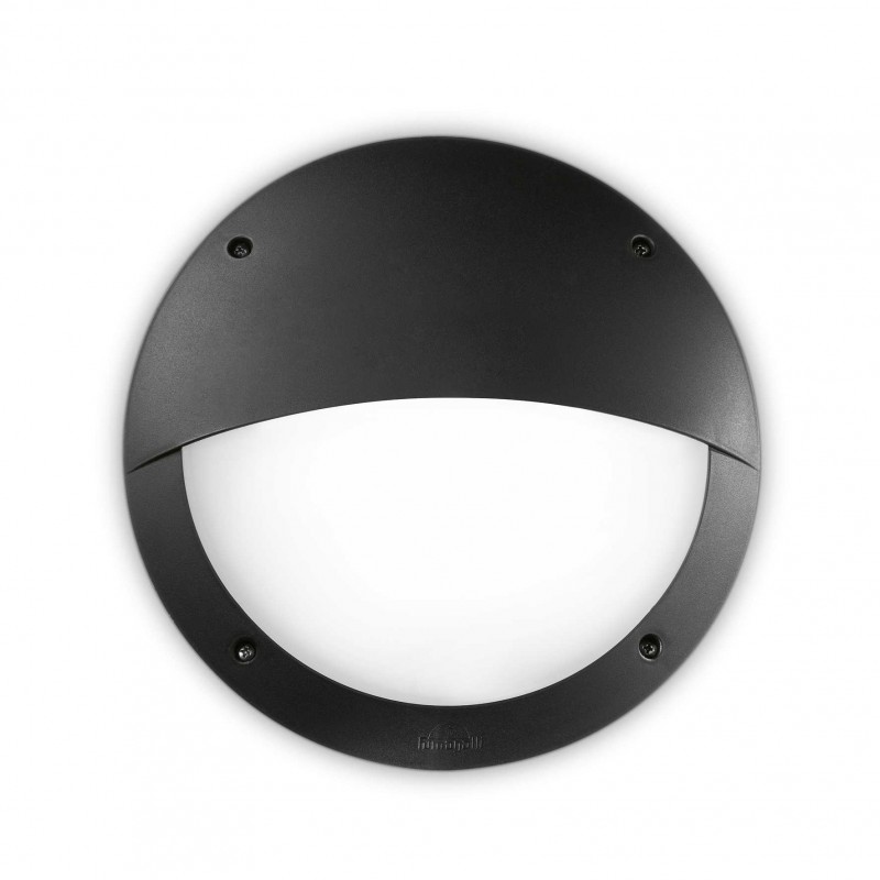 Ideal Lux POLAR-2 AP1 NERO Mod. 096698 Lampada Da Parete 1 Luce