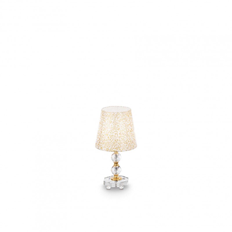 Ideal Lux QUEEN TL1 SMALL Mod. 077734 Lampada Da Tavolo 1 Luce