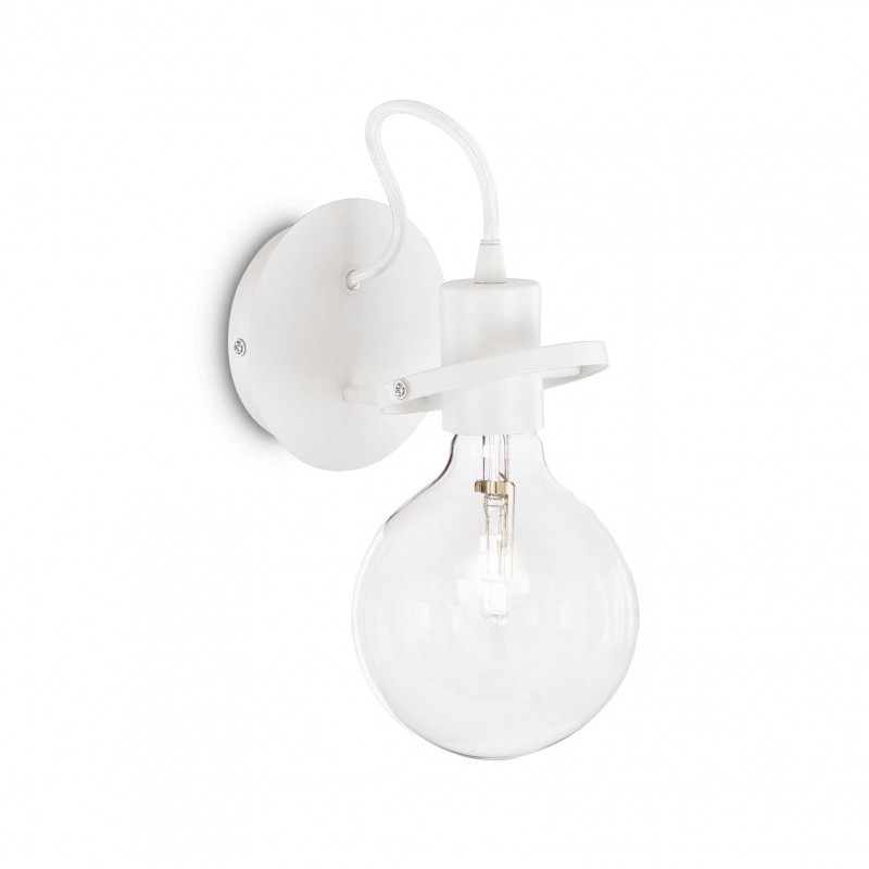 Ideal Lux RADIO AP1 BIANCO Mod. 119465 Lampada Da Parete 1 Luce