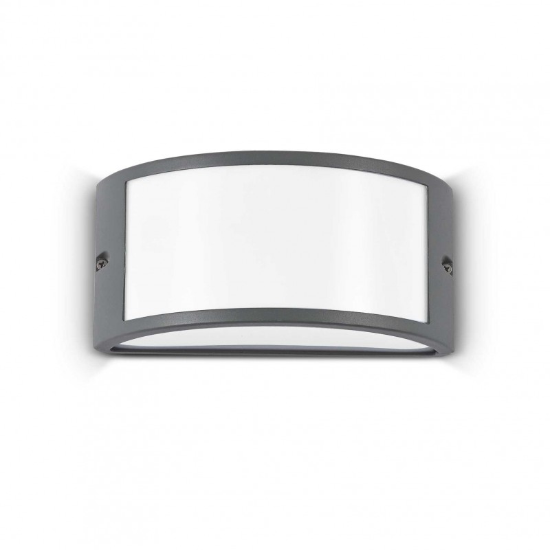 Ideal Lux REX-1 AP1 ANTRACITE Mod. 092409 Lampada Da Parete 1 Luce