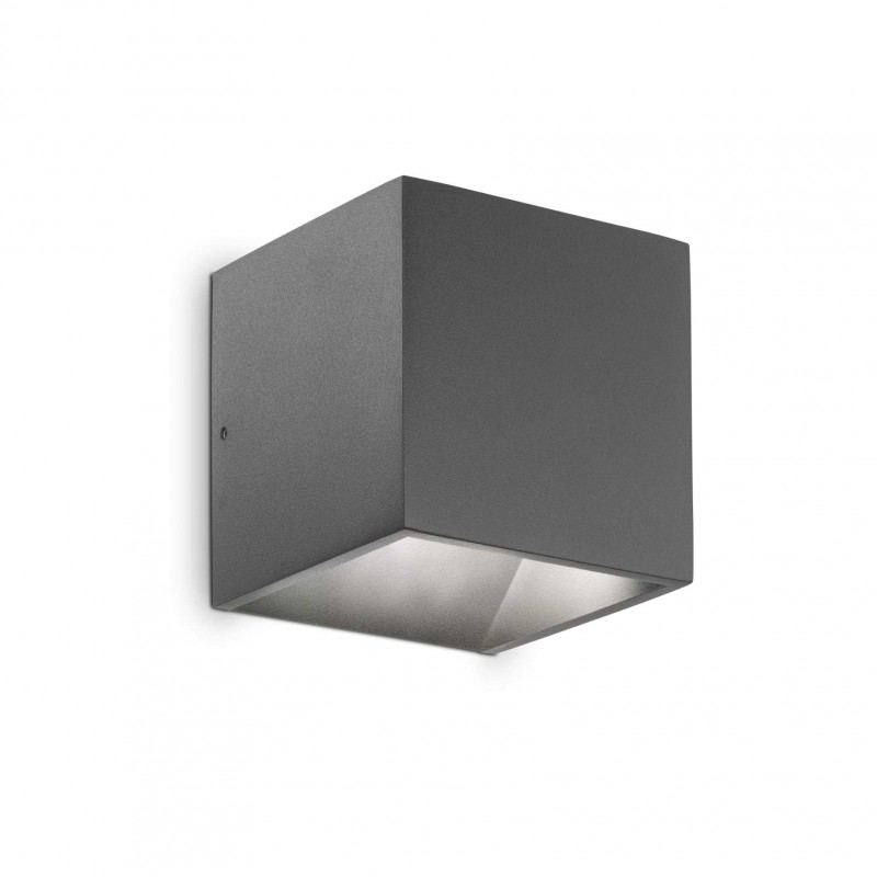 Ideal Lux RUBIK AP ANTRACITE 4000K Mod. 149738 Lampada Da Parete 1 Luce