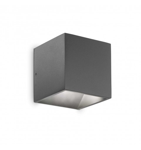 Ideal Lux RUBIK AP ANTRACITE 4000K Mod. 149738 Lampada Da Parete 1 Luce