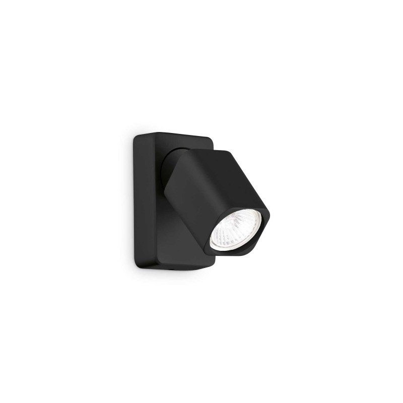 Ideal Lux RUDY AP1 SQUARE NERO Mod. 321530 Lampada Da Parete 1 Luce