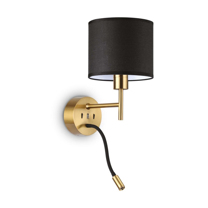 Ideal Lux SET UP MAP2 OTTONE Mod. 259857 Lampada Da Parete 2 Luci Ideal Lux SET UP MAP2 OTTONE Mod. 259857 Lampada Da Parete 2 Luci