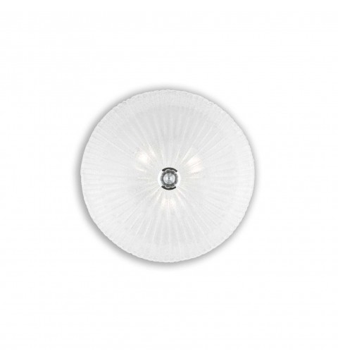 Ideal Lux SHELL PL3 TRASPARENTE Mod. 008608 Lampada Da Soffitto 3 Luci