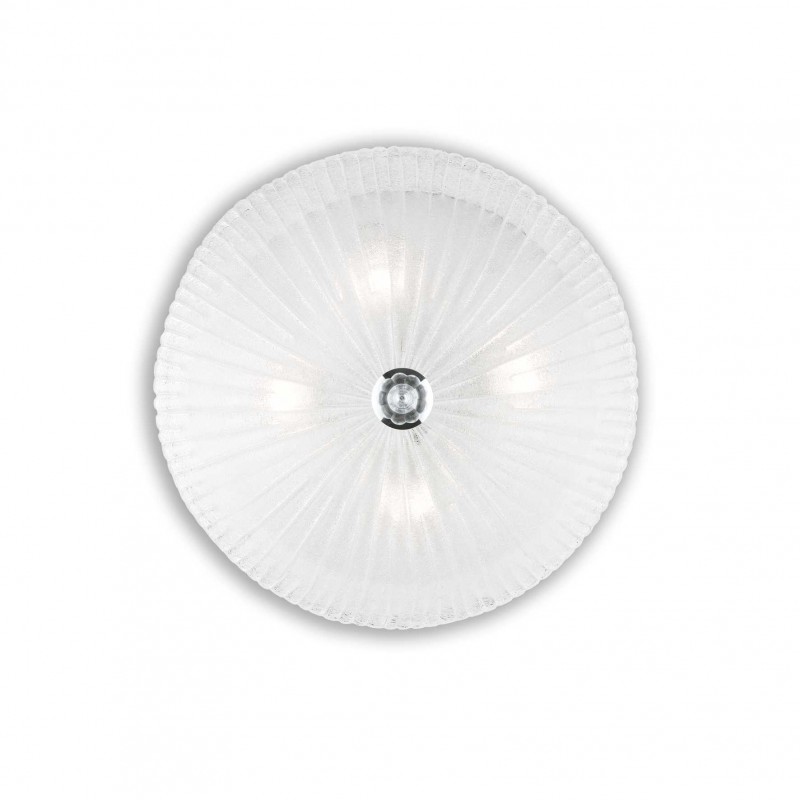 Ideal Lux SHELL PL4 TRASPARENTE Mod. 008615 Lampada Da Soffitto 4 Luci
