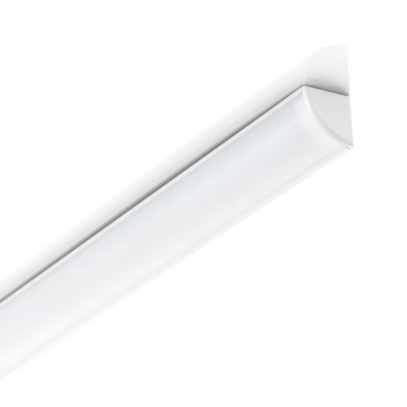 Ideal Lux SLOT ANG TONDO D16xD16 1000 mm WH Mod. 126548 Sistema Lineare
