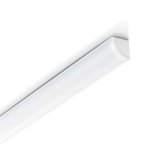 Ideal Lux SLOT ANG TONDO D16xD16 1000 mm WH Mod. 126548 Sistema Lineare