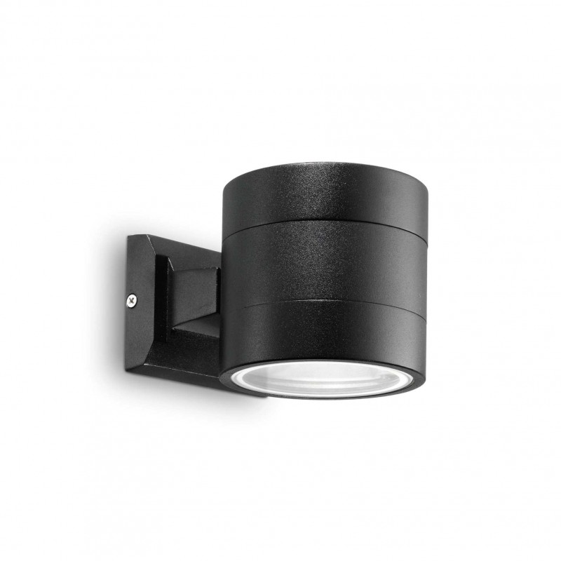 Ideal Lux SNIF AP1 ROUND NERO Mod. 061450 Lampada Da Parete 1 Luce