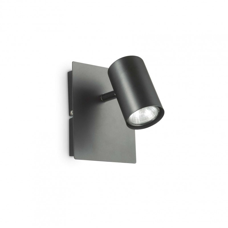 Ideal Lux SPOT AP1 NERO Mod. 115481 Lampada Da Parete 1 Luce