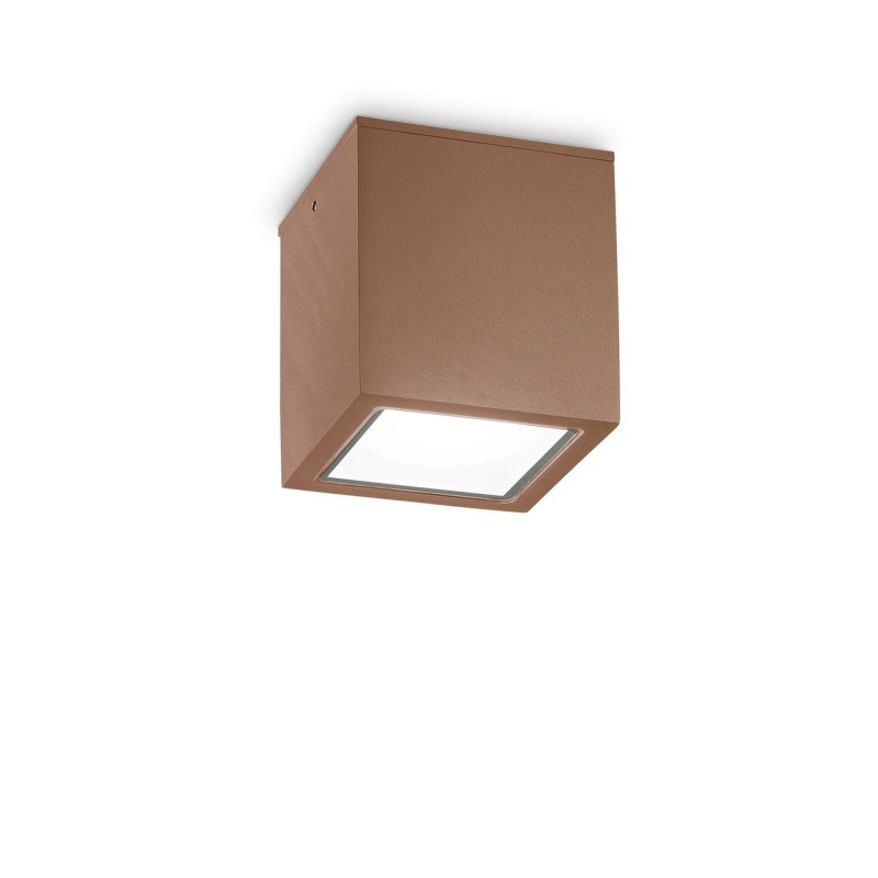 Ideal Lux TECHO PL1 BIG COFFEE Mod. 251547 Lampada Da Soffitto 1 Luce