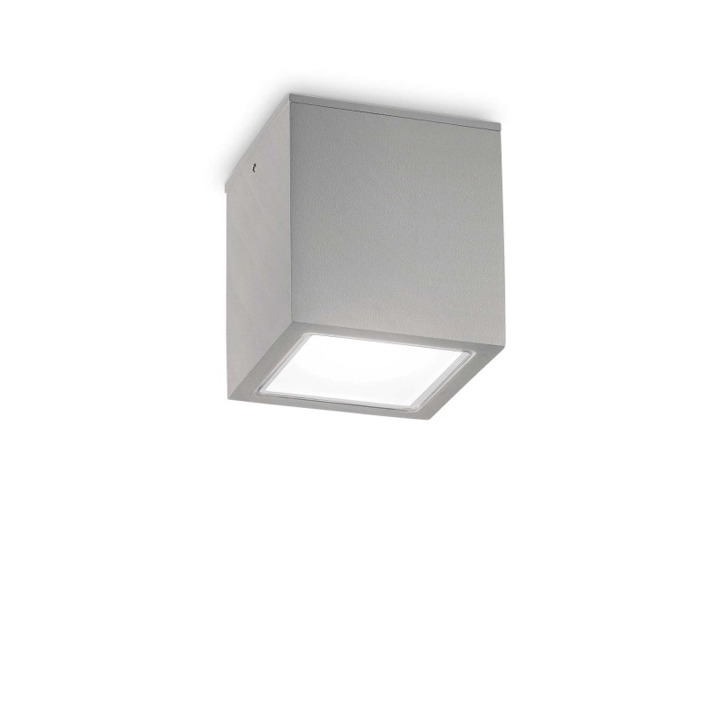 Ideal Lux TECHO PL1 BIG GRIGIO Mod. 326887 Lampada Da Soffitto 1 Luce