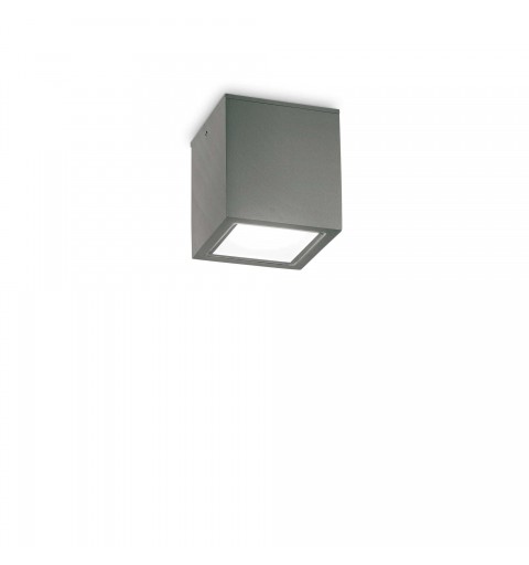 Ideal Lux TECHO PL1 SMALL ANTRACITE Mod. 251554 Lampada Da Soffitto 1 Luce