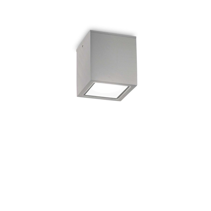 Ideal Lux TECHO PL1 SMALL GRIGIO Mod. 326894 Lampada Da Soffitto 1 Luce