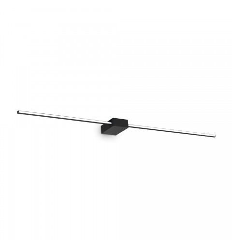 Ideal Lux THEO AP D115 NERO Mod. 311784 Lampada Da Parete 2 Luci