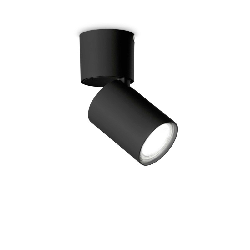 Ideal Lux TOBY PL1 NERO Mod. 271545 Lampada Da Soffitto 1 Luce