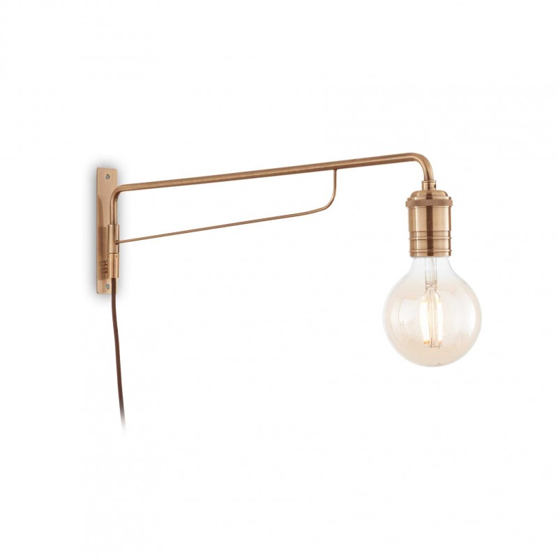 Ideal Lux TRIUMPH AP1 OTTONE Mod. 160214 Lampada Da Parete 1 Luce