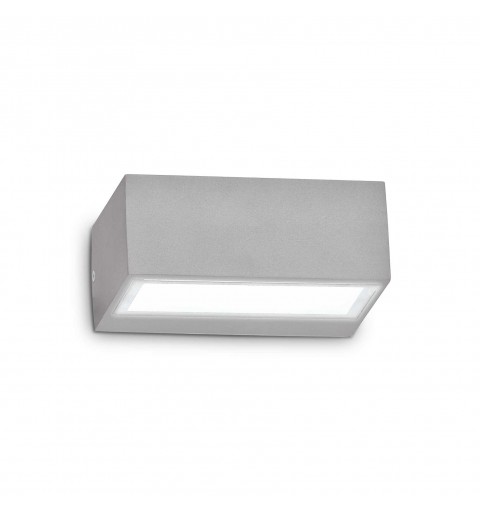 Ideal Lux TWIN AP1 GRIGIO Mod. 326979 Lampada Da Parete 1 Luce
